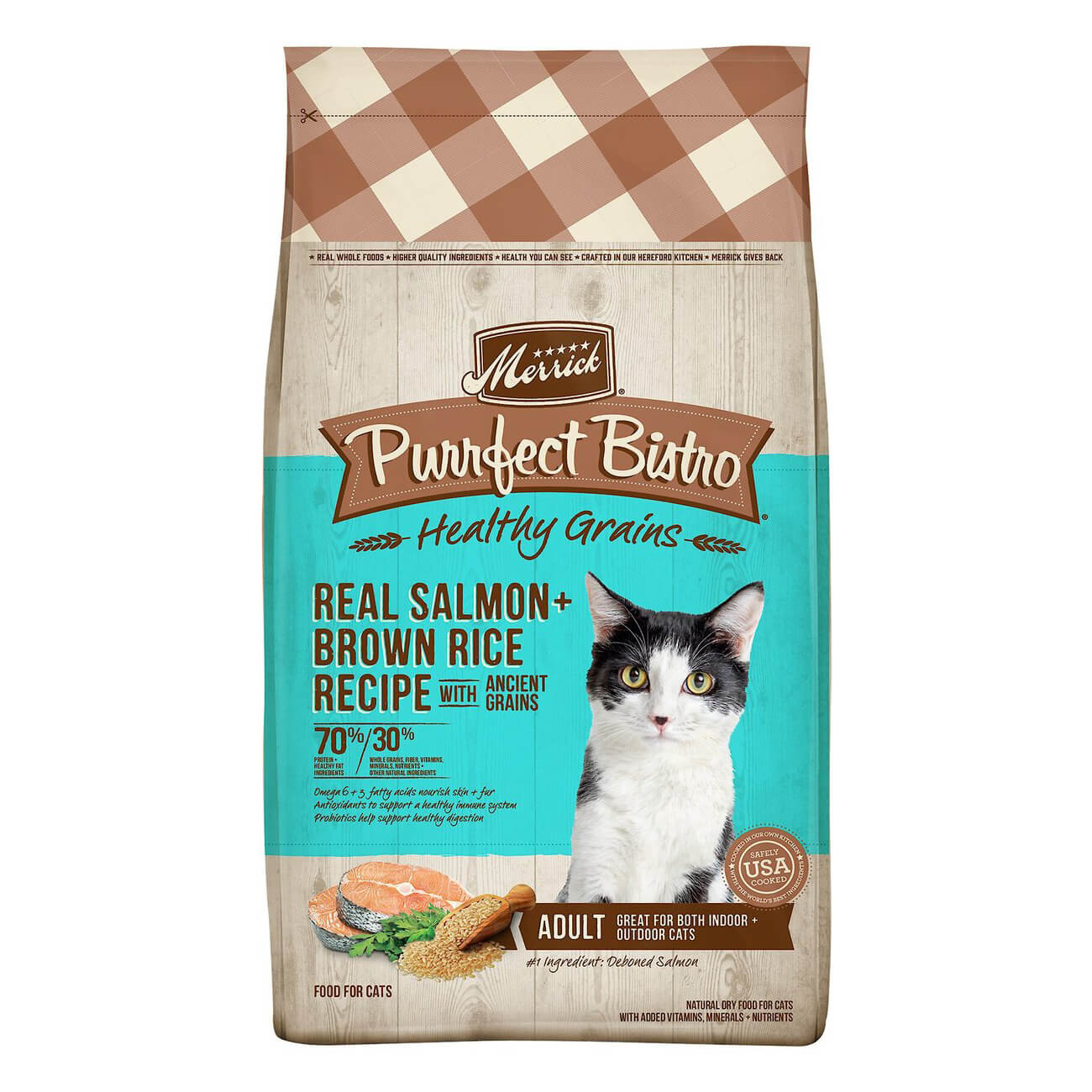 Merrick Purrfect Bistro Healthy Grains Real Salmon